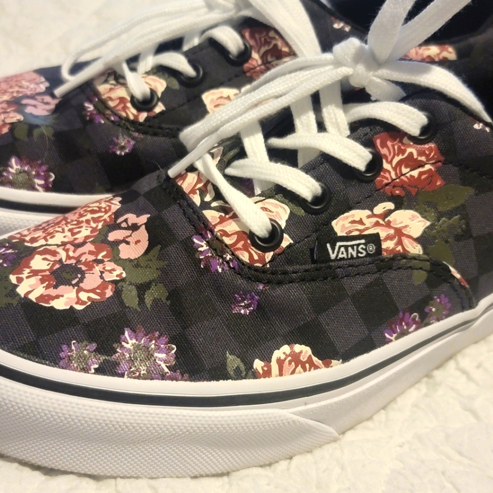 Cute Floral Vans!!